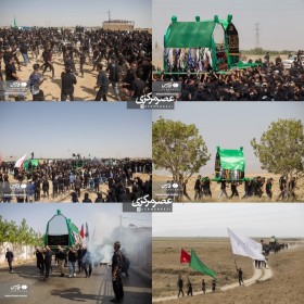 آیین نخل گردانی در روستاهای ترمزد و مبارک آباد اراک